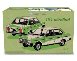 Fiat 131 1600 Mirafiori Special 1974 Bianco - weiß Laudoracing 1:18 Resinemodell (Türen, Motorhaube... nicht zu öffnen!)